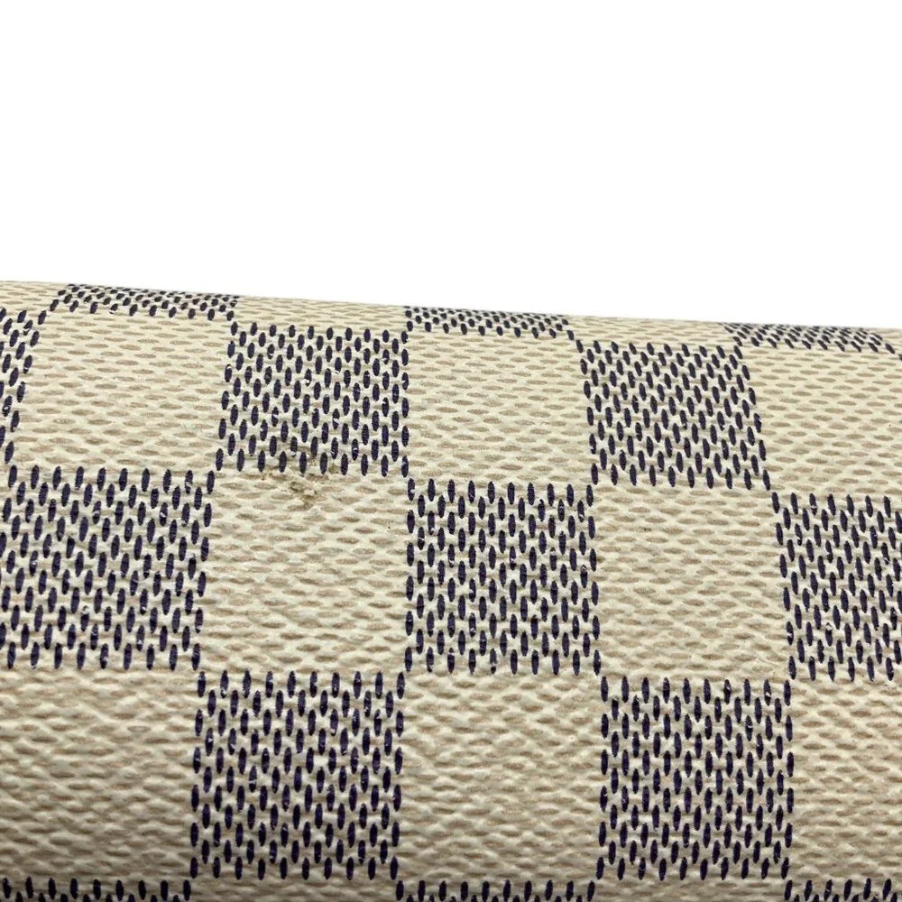 Louis Vuitton Ivory Damier Azur Canvas Cosmetic Pouch - Picture 10 of 16